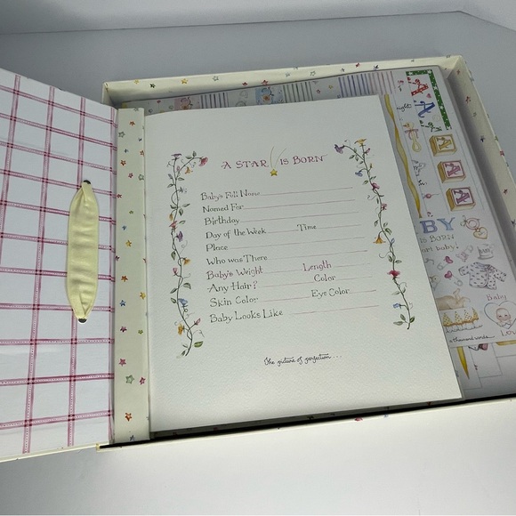 Vintage Susan Branch Baby Keepsake Album Scrapbook Kit - Picture 3 of 15